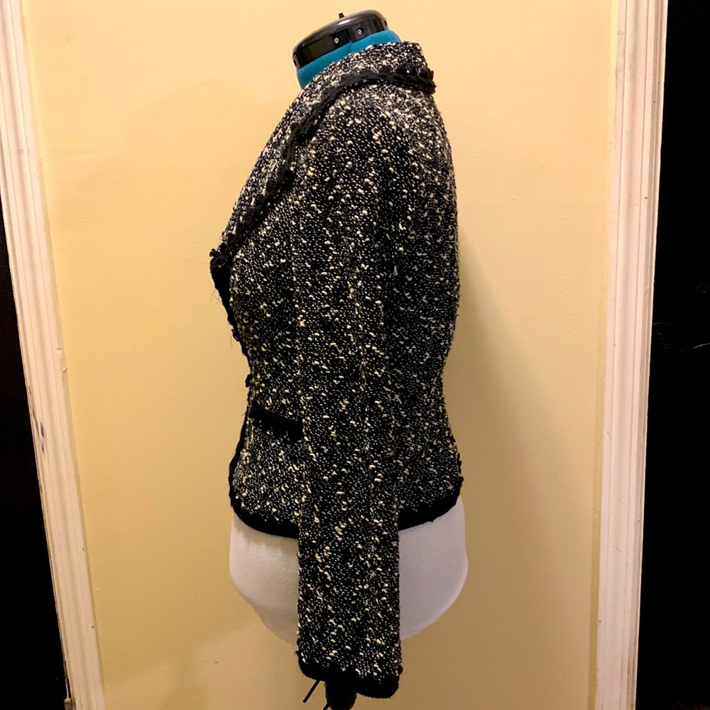 Nanette Lepore Chanel style bouclé jacket - Picture 2 of 5